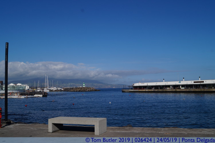 Photo ID: 026424, View from the harbour, Ponta Delgada, Portugal