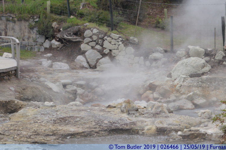 Photo ID: 026466, Steam boiling lying water, Furnas, Portugal