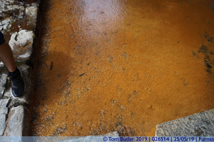 Photo ID: 026514, Iron stained stream, Furnas, Portugal
