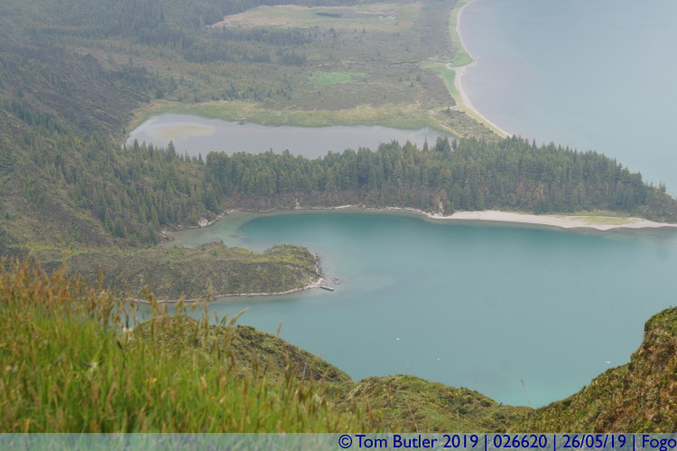 Photo ID: 026620, Looking down into the crater lake, Fogo, Portugal
