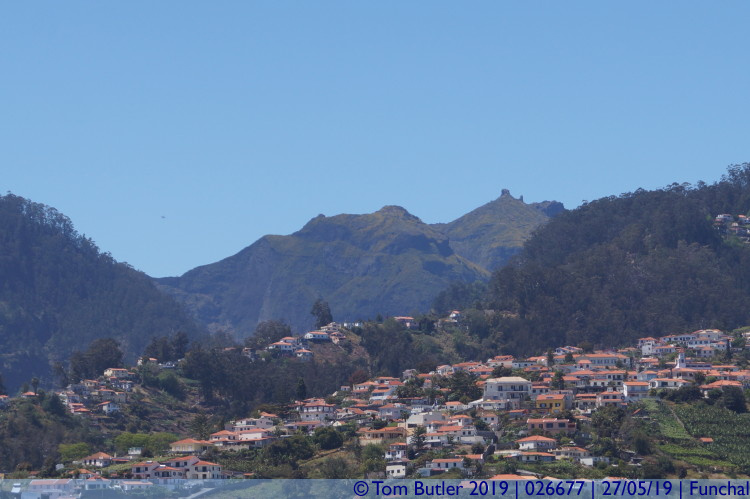 Photo ID: 026677, Mountains around Funchal, Funchal, Portugal