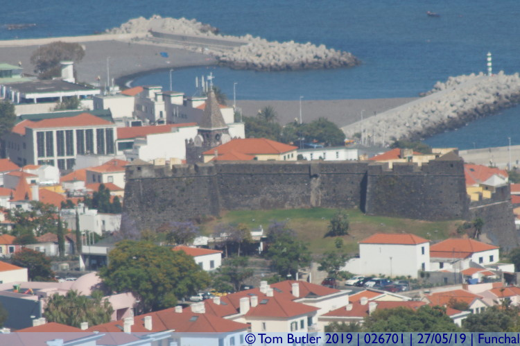 Photo ID: 026701, Fort and cathedral, Funchal, Portugal