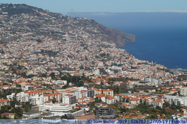 Photo ID: 026703, View from Pico dos Barcelos, Funchal, Portugal