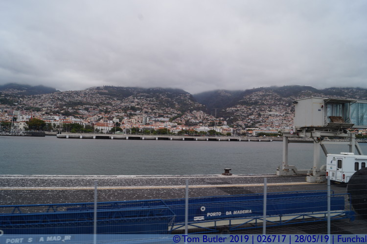 Photo ID: 026717, View across the harbour, Funchal, Portugal