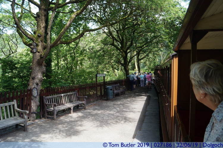Photo ID: 027186, On the station, Dolgoch, Wales