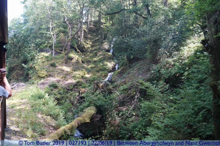 Photo ID: 027193, Waterfall, Between Abergynolwyn and Nant Gwernol, Wales