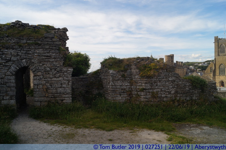 Photo ID: 027251, In the ruins, Aberystwyth, Wales