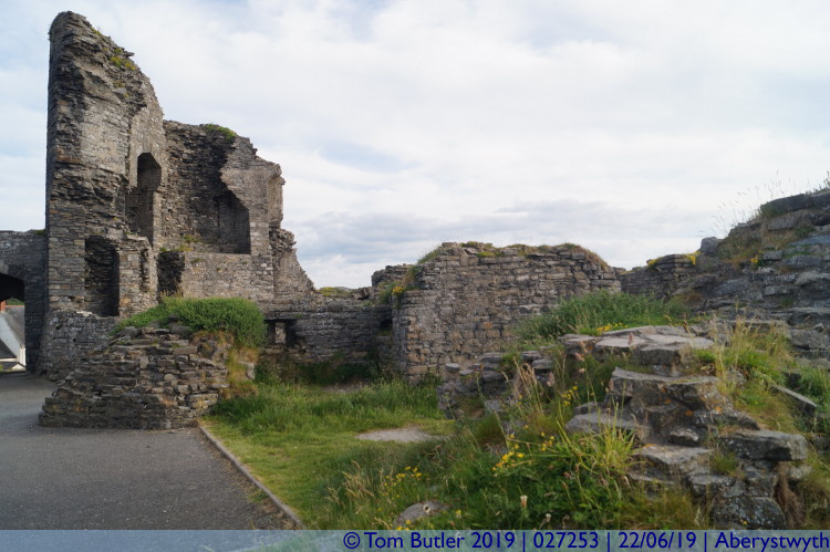 Photo ID: 027253, In the ruins, Aberystwyth, Wales