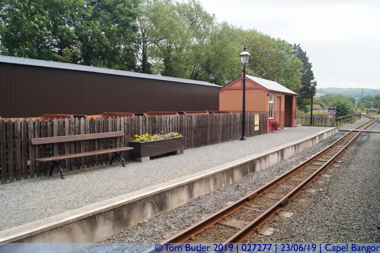 Photo ID: 027277, On the station, Capel Bangor, Wales