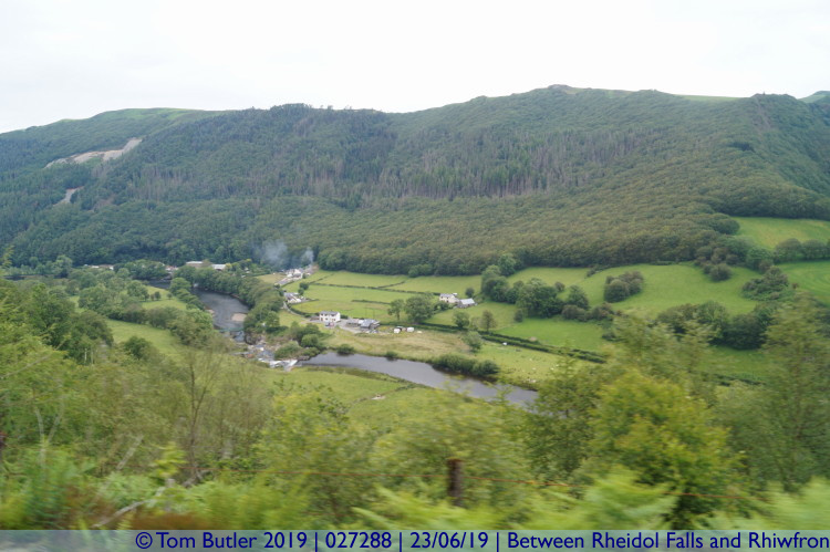 Photo ID: 027288, Looking down on the Rheidol, Between Rheidol Falls and Rhiwfron, Wales