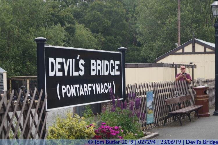 Photo ID: 027294, On the station, Devil's Bridge, Wales