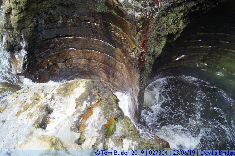 Photo ID: 027304, The carved pools, Devil's Bridge, Wales