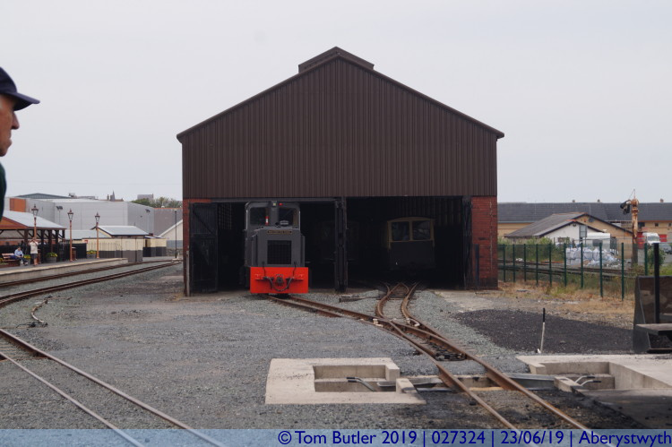 Photo ID: 027324, Engine shed, Aberystwyth, Wales