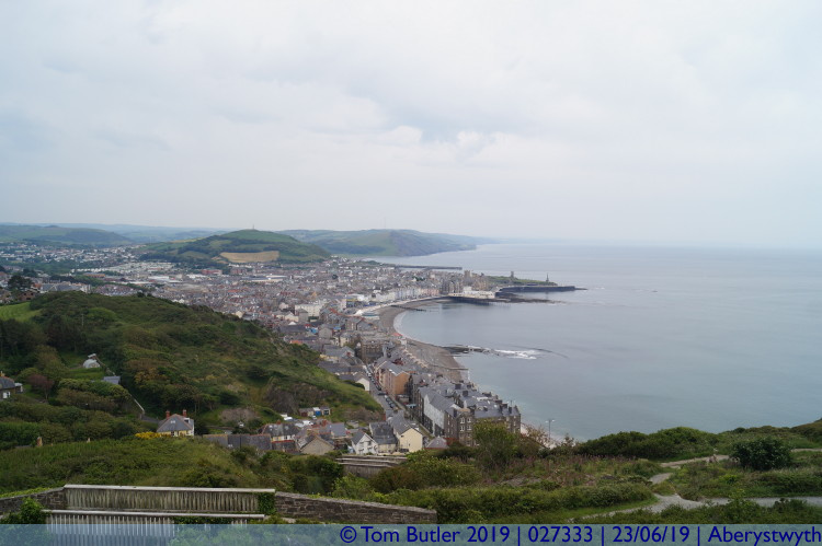 Photo ID: 027333, View from Constitution Hill, Aberystwyth, Wales