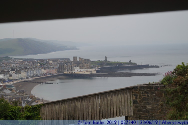 Photo ID: 027340, View from the funicular, Aberystwyth, Wales