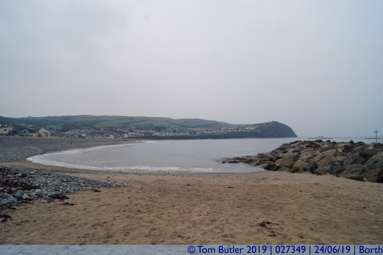 Photo ID: 027349, Sandy beach, Borth, Wales