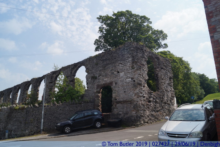 Photo ID: 027427, Church ruins, Denbigh, Wales