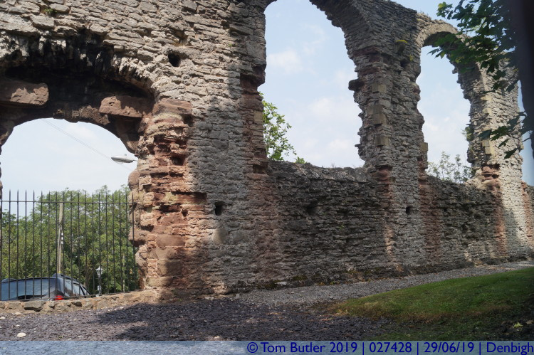 Photo ID: 027428, Inside the ruins, Denbigh, Wales