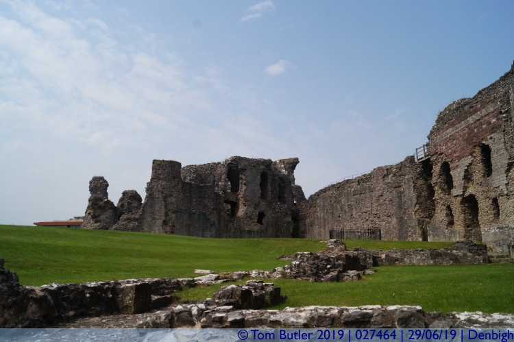 Photo ID: 027464, Inside the castle grounds, Denbigh, Wales