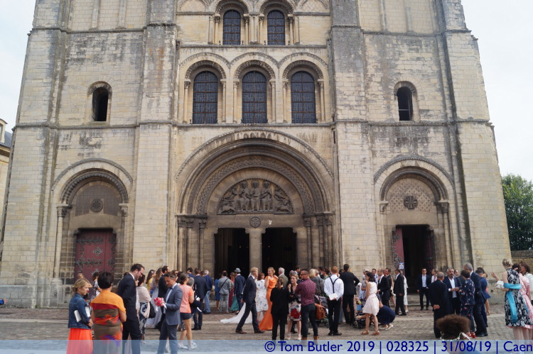 Photo ID: 028325, Front of the church, Caen, France