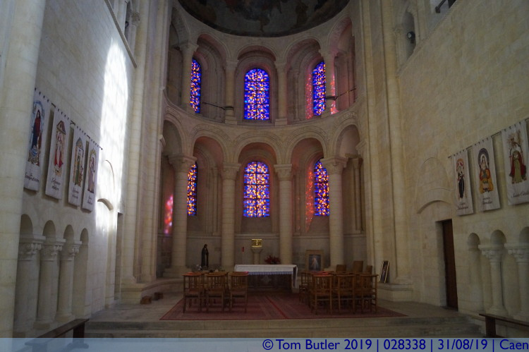 Photo ID: 028338, In the Abbey church, Caen, France