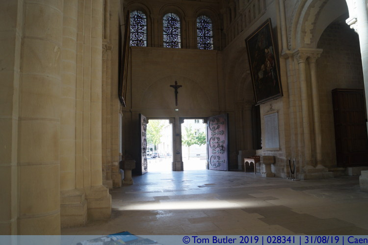 Photo ID: 028341, Doors to the abbey church, Caen, France
