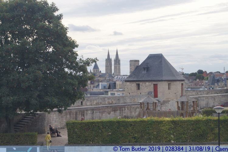 Photo ID: 028384, Mens Abbey from the castle, Caen, France