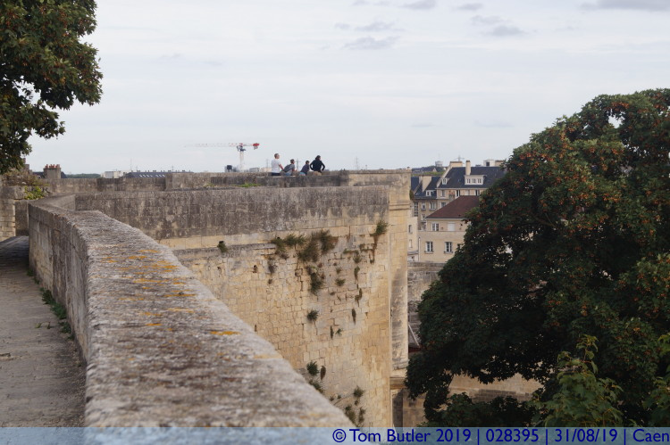 Photo ID: 028395, On the walls, Caen, France