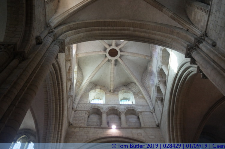 Photo ID: 028429, Under the main spire, Caen, France