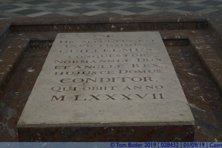 Photo ID: 028432, Burial place of William the Conqueror, Caen, France