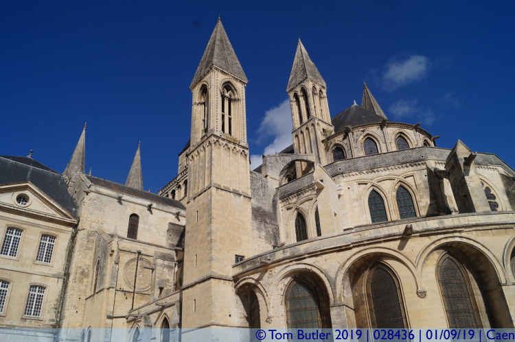 Photo ID: 028436, Rear of the Abbey church, Caen, France