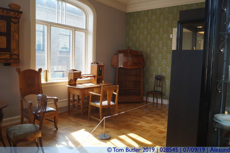 Photo ID: 028545, Art Nouveau furniture, lesund, Norway