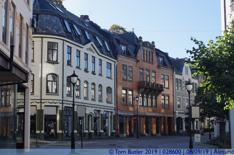 Photo ID: 028600, Art Nouveau buildings, lesund, Norway