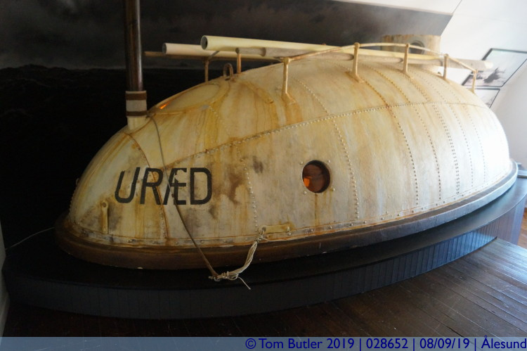Photo ID: 028652, Urd the first covered life raft to cross the Atlantic, lesund, Norway