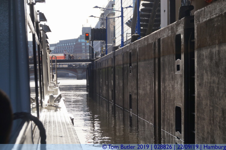 Photo ID: 028826, Leaving the lock, Hamburg, Germany