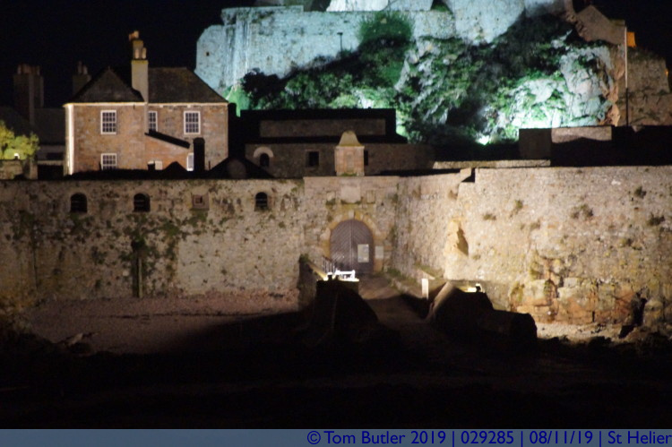 Photo ID: 029285, Entrance to the castle complex, St Helier, Jersey
