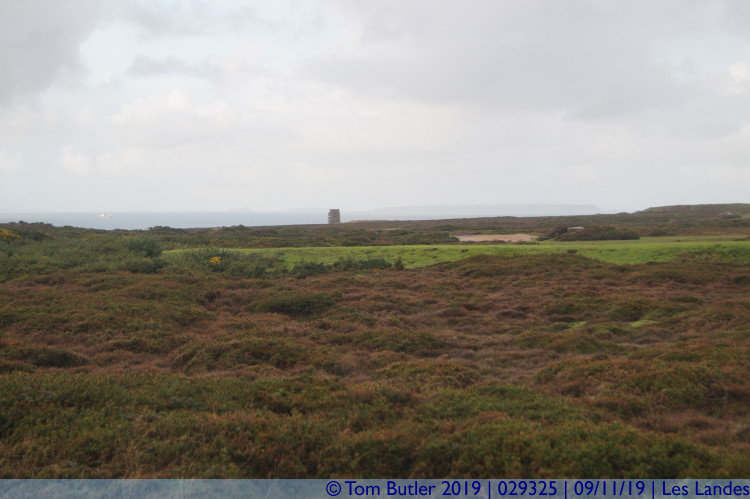 Photo ID: 029325, View across the common, Les Landes, Jersey