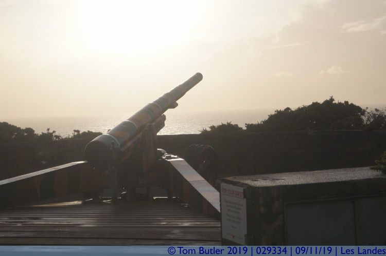 Photo ID: 029334, Moltke Battery gun, Les Landes, Jersey