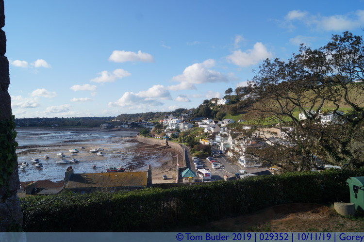 Photo ID: 029352, View from the castle entrance, Gorey, Jersey