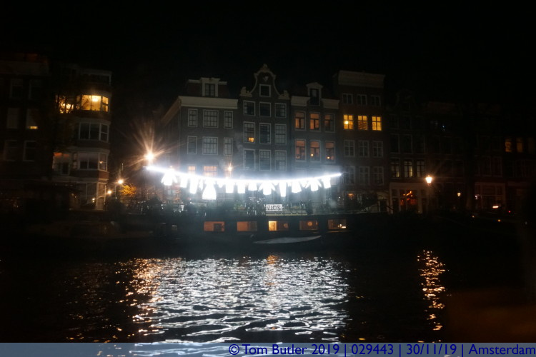 Photo ID: 029443, Illuminated washing, Amsterdam, Netherlands