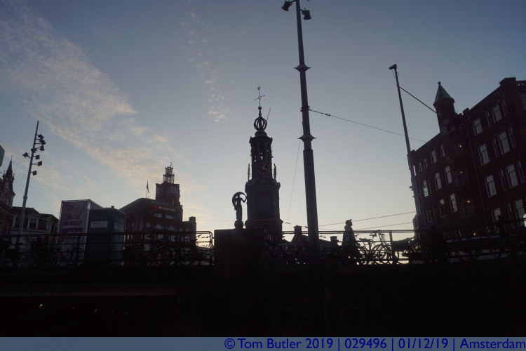 Photo ID: 029496, Munttoren from the canal, Amsterdam, Netherlands