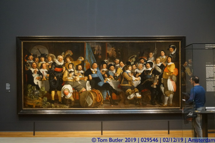 Photo ID: 029546, Large painting, Amsterdam, Netherlands