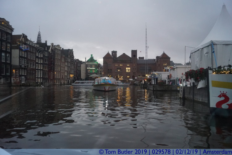 Photo ID: 029578, In the Damrak, Amsterdam, Netherlands