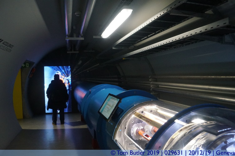 Photo ID: 029631, Mock-up of the LHC, Geneva, Switzerland