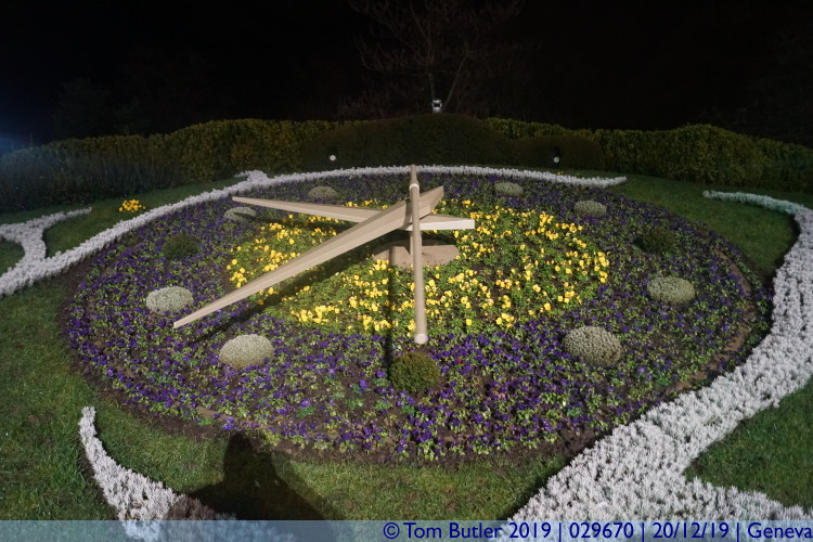 Photo ID: 029670, Floral clock, Geneva, Switzerland