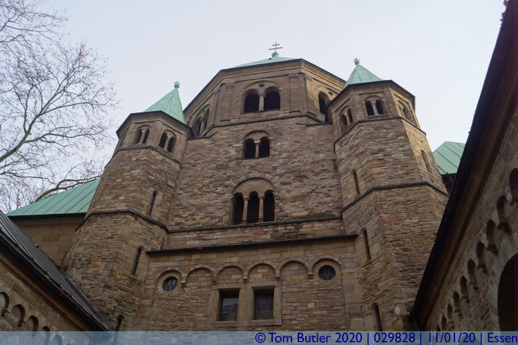 Photo ID: 029828, West end of the Cathedral, Essen, Germany