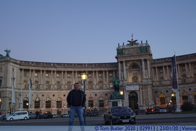 Photo ID: 029913, Infront of the Neue Burg, Vienna, Austria