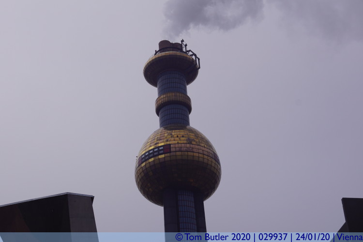 Photo ID: 029937, Tower of the incinerator, Vienna, Austria