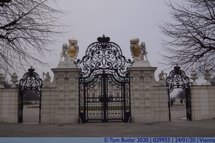 Photo ID: 029955, Gates to Schlo Belvedere, Vienna, Austria