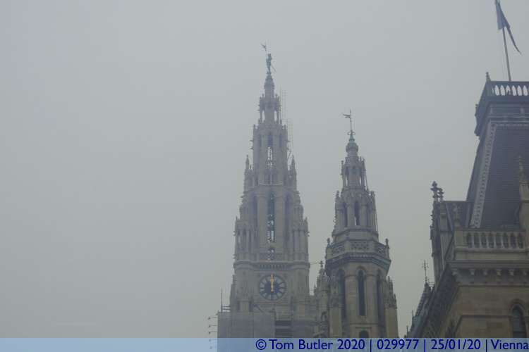Photo ID: 029977, Rathaus tower, Vienna, Austria